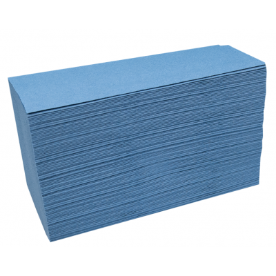 Niebieski jednowarstwowy ręcznik papierowy 5000szt. Katrin Basic Hand Towel Zig Zag Blue