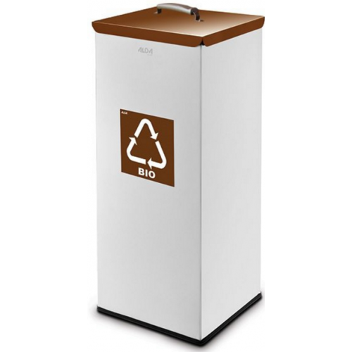 Kosz metalowy do segregacji śmieci Bio 50l
