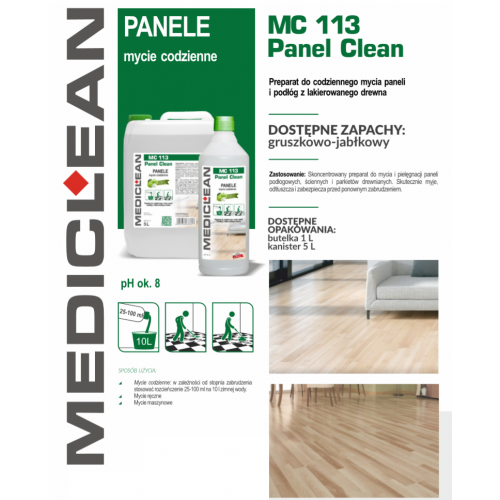 Panel Clean 5L koncentrat do codziennej pielęgnacji paneli i podłóg