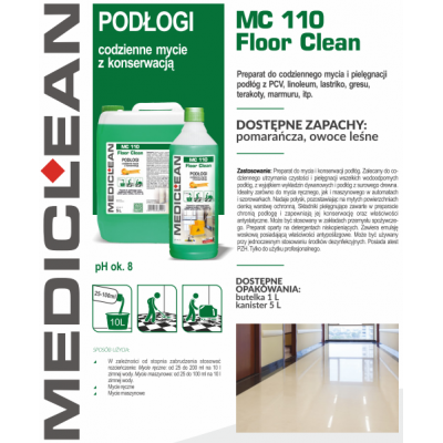 Medi Clean MC Floor Clean preparat do podłóg o zapachu pomarańczy 5l