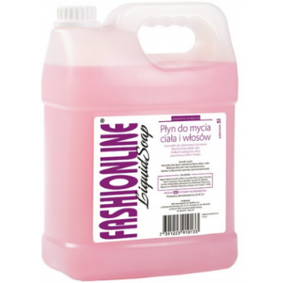 Mydło w płynie Fasionline 5L różowe zapach kwiatowy