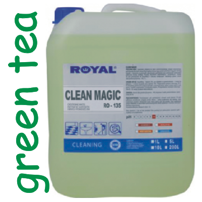 Środek do mycia i dezynfekcji Clean Magic green tea 10l