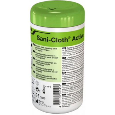 Sani-Cloth Active chusteczki do dezynfekcji pojemnik 125 szt.