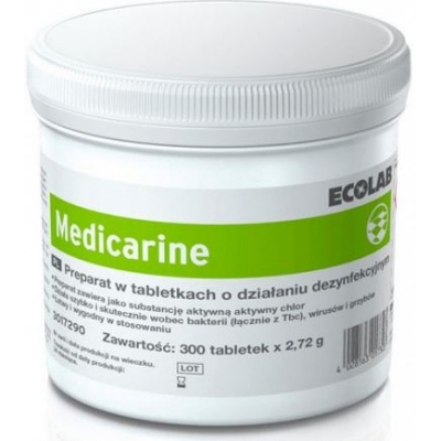 Preparat w tabletkach do dezynfekcji Ecolab Medicarine 300 szt.