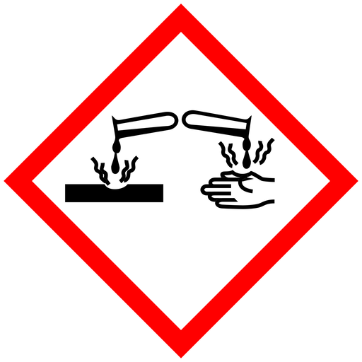 Piktogram GHS05 – substancja żrąca