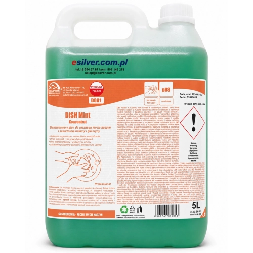 Płyn do mycia naczyń Dish Mint 5L Dolphin