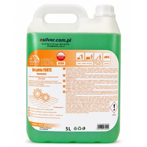 Mocniejszy preparat do czyszczenia posadzek Dolphin Forte 5 l