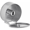 Ścienny dozownik papieru toaletowego w standardowych rolkach Jumbo o średnicy 19 cm - stal nierdzewna matowa
