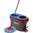 Mop obrotowy Vileda H2prO z dwukomorowym wiadrem i wyciskarką na pedał