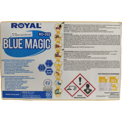 Royal Blue Magic 5 L płyn do toalet przenośnych