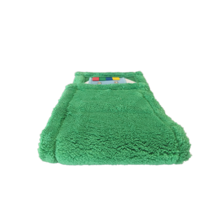 Zielony mop profesjonalny z mikrofazy DUO 40 cm