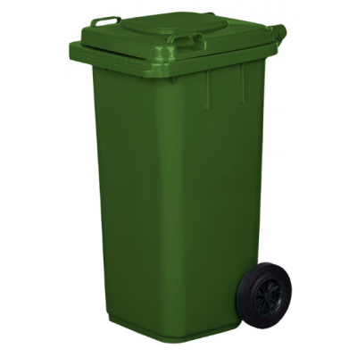 Pojemnik na odpady zielony 120 litrowy