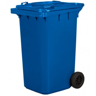 Pojemnik na odpady niebieski 240 litrowy