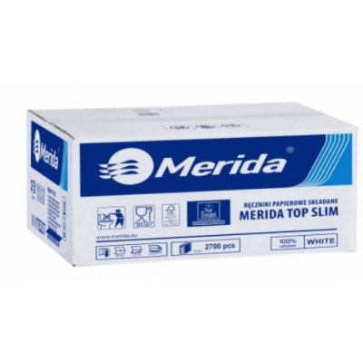 Ręczniki papierowe Merida Top Slim w składce celuloza 2700 szt.
