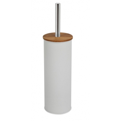 Szczotka WC Tuba biała - Bamboo