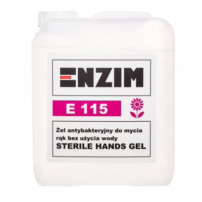 Żel do higienicznej dezynfekcji rąk bez użycia wody STERILE HANDS GEL 5L