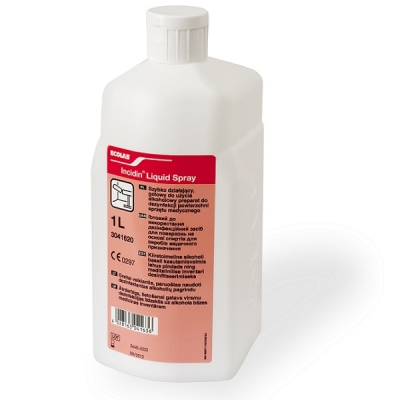 Ecolab Incidin Liquid Spray® szybko działający środek do dezynfekcji 1l