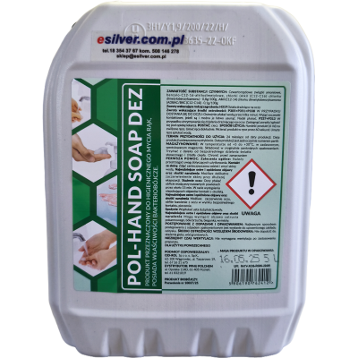 Mydło w płynie dezynfekujące, bezzapachowe