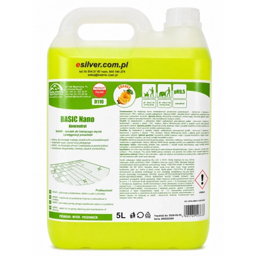 Nano środek do czyszczenia podłóg Dolphin Basic 5 l
