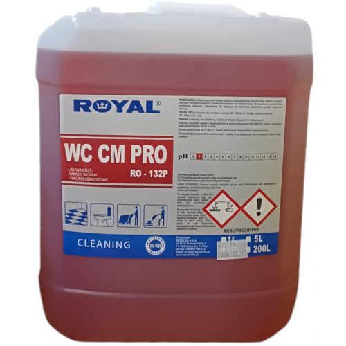 Silny środek do czyszczenia WC CM PRO 10 l Royal