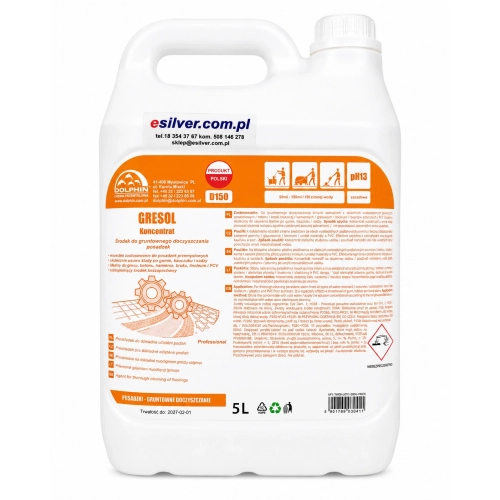 Mocny preparat do czyszczenia podłóg Dolphin Gresol 5l
