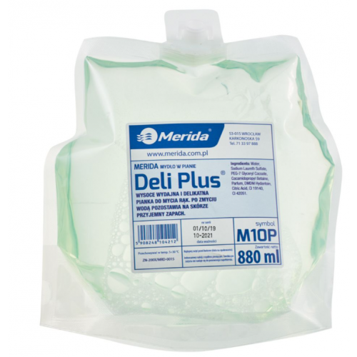 Mydło w pianie Merida DELI PLUS 880 ml wkład bananowy