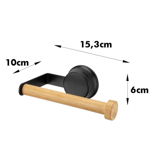 Wieszak na rolkę papieru toaletowego Bamboo Maxim