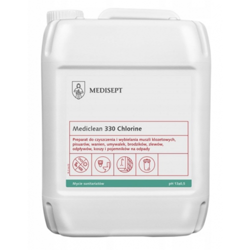 Mediclean Chlorine wybielający żel do łazienek i wc 5l