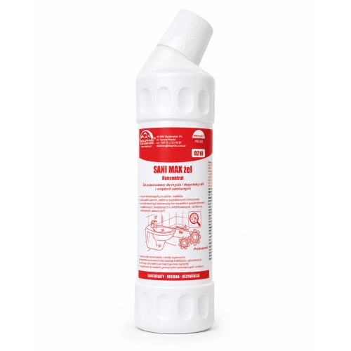 Żel do dezynfekcji i mycia toalet Sani Max 750 ml