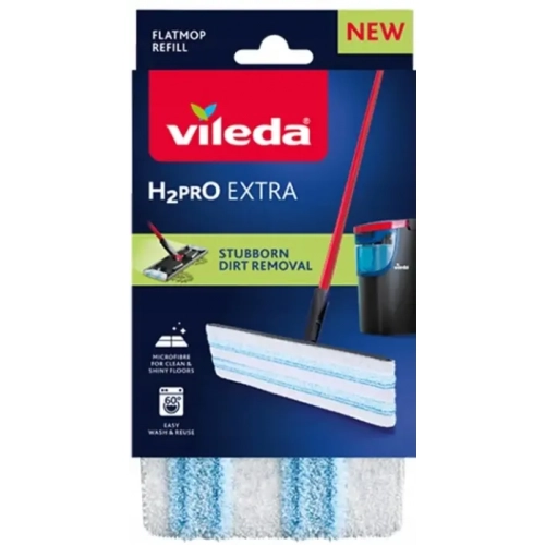 Wkład z mikrofibry do płaskiego mopa Vileda H2prO 35 × 12 cm